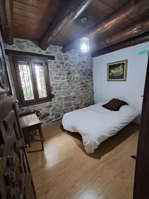 Cama o camas de una habitación en Borda Piñana