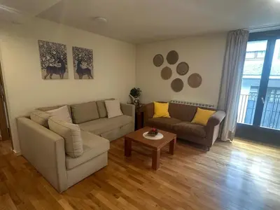Zona de estar de Winahost Apartamento Temporal Esterri d'Àneu