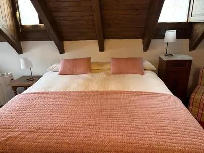 Cama o camas de una habitación en Ubicación perfecta en Salardú