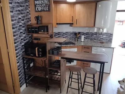 Una cocina o zona de cocina en Casa Chusky
