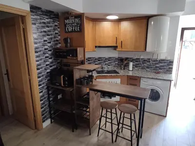 Una cocina o zona de cocina en Casa Chusky