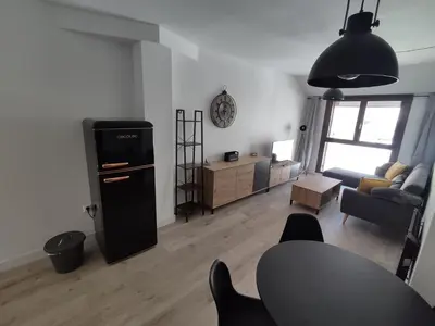 Zona de estar de Casa Chusky