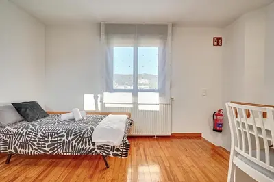 Cama o camas de una habitación en Dúplex Estella Centro by Clabao