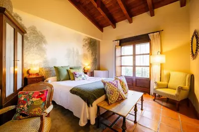 Cama o camas de una habitación en Hotel Boutique Barosse Jaca