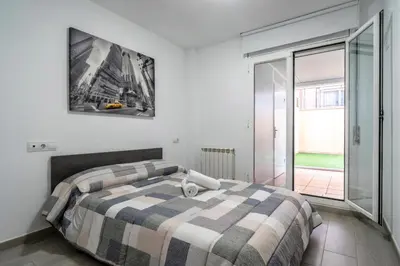Cama o camas de una habitación en Apartamento Ponent Stays