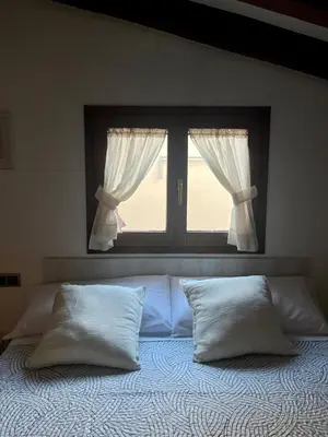 Cama o camas de una habitación en Apartamentos Rurales Miguela