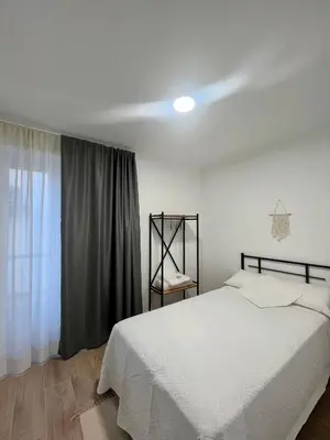Cama o camas de una habitación en Apartamentos Rurales Miguela