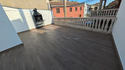 Un balcón o terraza de La Cruceta de las Bardenas