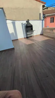 Un balcón o terraza de La Cruceta de las Bardenas