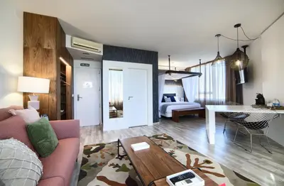 Zona de estar de Hotel Luze El Villa