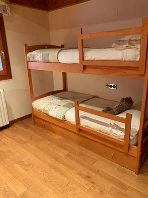 Cama o camas de una habitación en Chalet Anayet Lodge Luxury 5 Stars in Formigal