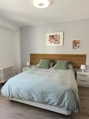 Cama o camas de una habitación en La Esencia de Delicias