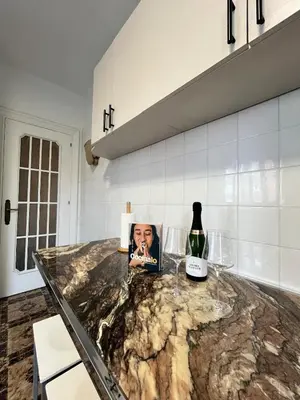Una cocina o zona de cocina en Casa Elso Pamplona