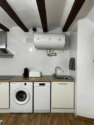 Una cocina o zona de cocina en Apartamento Casco Histórico Tarazona