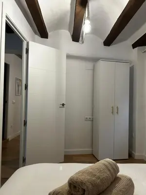Cama o camas de una habitación en Apartamento Casco Histórico Tarazona