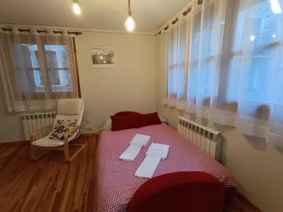 Cama o camas de una habitación en Apartamento Oreja de Oso Benasque Inmocyma