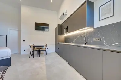 Una cocina o zona de cocina en Apartamentos la Colmena by Clabao