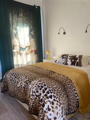 Cama o camas de una habitación en Casa Pilar