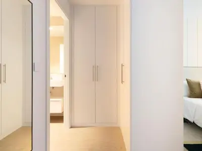 Cama o camas de una habitación en Atalaya sobre la Medialuna by Clabao