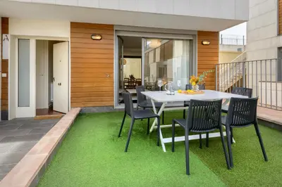 Un balcón o terraza de Chalet las Margas