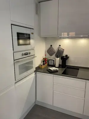 Una cocina o zona de cocina en ZaragozaHome El Tubo - Ideal Familias - Parking