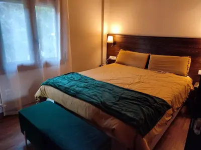 Cama o camas de una habitación en Family apartment in Esterri D'Àneu