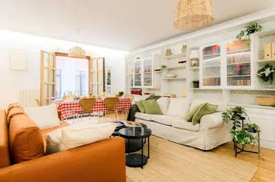 Zona de estar de Casa Estébanes 2 BR Premium Familiar 7 Pax