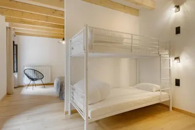 Cama o camas de una habitación en Casa Cabalero