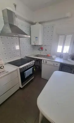 Una cocina o zona de cocina en apartamento casa Larrosa rural en Huesca