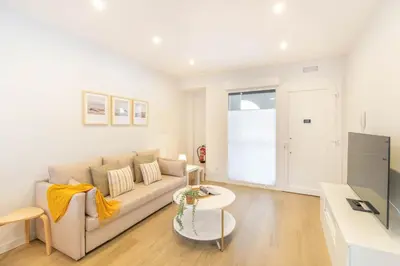 Zona de estar de Gran apartamento tipo loft a 15 minutos del centro