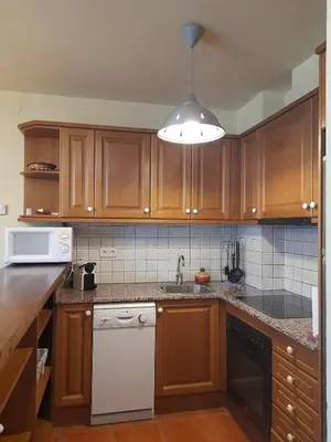 Una cocina o zona de cocina en Vistas espectaculares -Triplex acogedor bien equipado - Erta 7