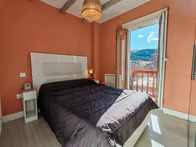 Cama o camas de una habitación en Moderno, luminoso y funcional con balcón - Cuc 3