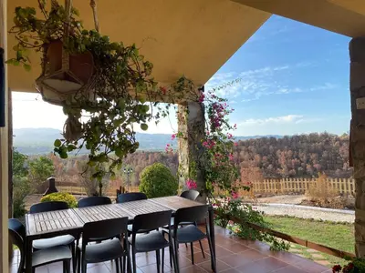 Paisaje cerca de este chalet de montaña