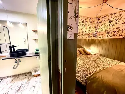 Cama o camas de una habitación en Riojania La Posada