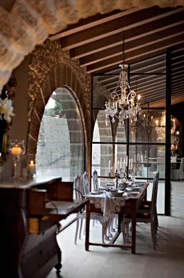 Zona de estar de La Vella Farga Hotel