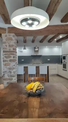 Una cocina o zona de cocina en Cal Serraller