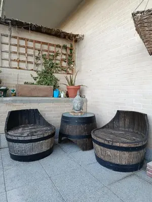 Zona de estar de El mirador de la Reina