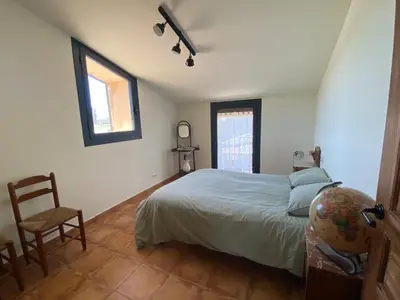 Cama o camas de una habitación en La falsa de Palacio