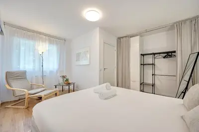 Cama o camas de una habitación en Descanso & Salud by Clabao