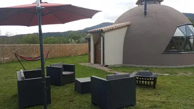 Jardín al aire libre en Mirador de las estrellas