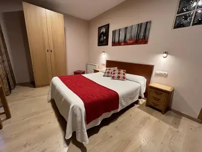 Cama o camas de una habitación en Hotel Jaqués