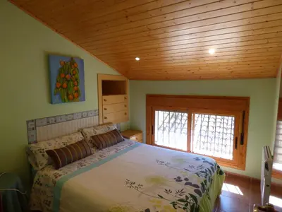 Cama o camas de una habitación en La serreta de Paüls