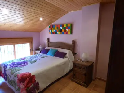 Cama o camas de una habitación en La serreta de Paüls