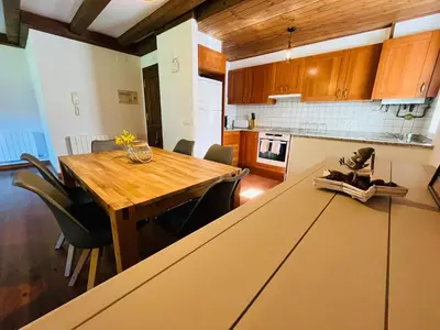 Una cocina o zona de cocina en Los Pinos