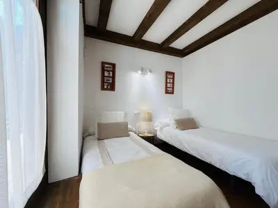 Cama o camas de una habitación en Los Pinos
