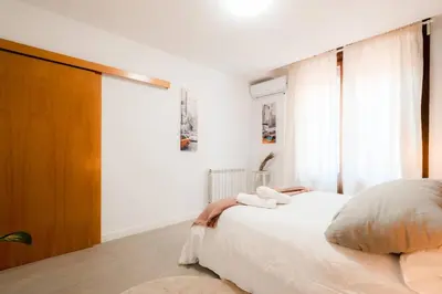 Cama o camas de una habitación en Casa Augusta | Renovada | Centro Histórico | 5 Pax