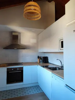 Una cocina o zona de cocina en El granero de Mara