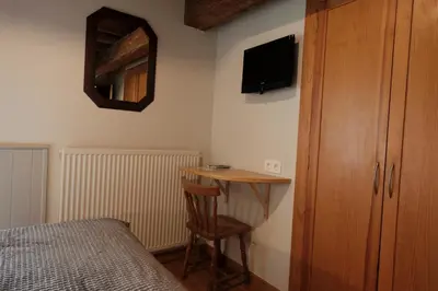 Cama o camas de una habitación en Hosteria de Zubiri