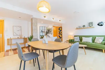 Zona de estar de Your Ideal Base to explore Zaragoza's delights