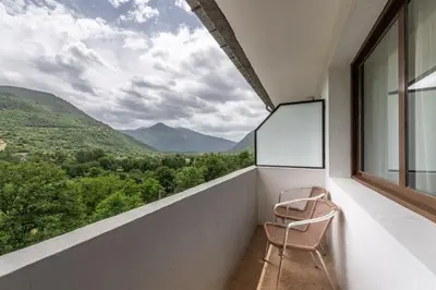 Paisaje cerca de este hotel